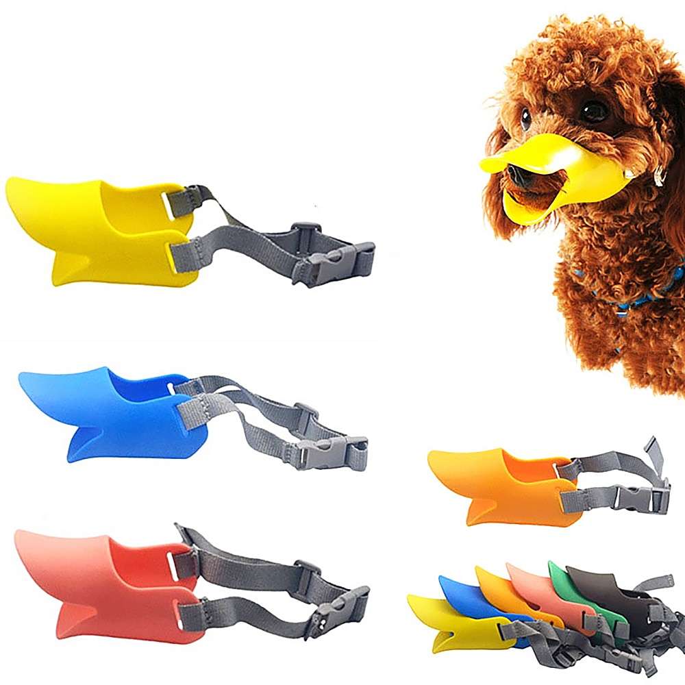 Silicone Duckbill Masks For Pet Dogs Anti-bite And Stop Barking Small And Large Dog Mouth Covers, Clothes, Collar Accessories