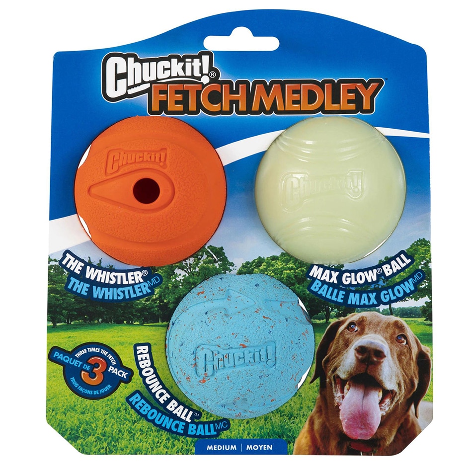 Pet Glowing Ball Dog Toy Game Rubber Ball Dogs Resistance Bite Dog Fetch Medley Medium Pet Training Products