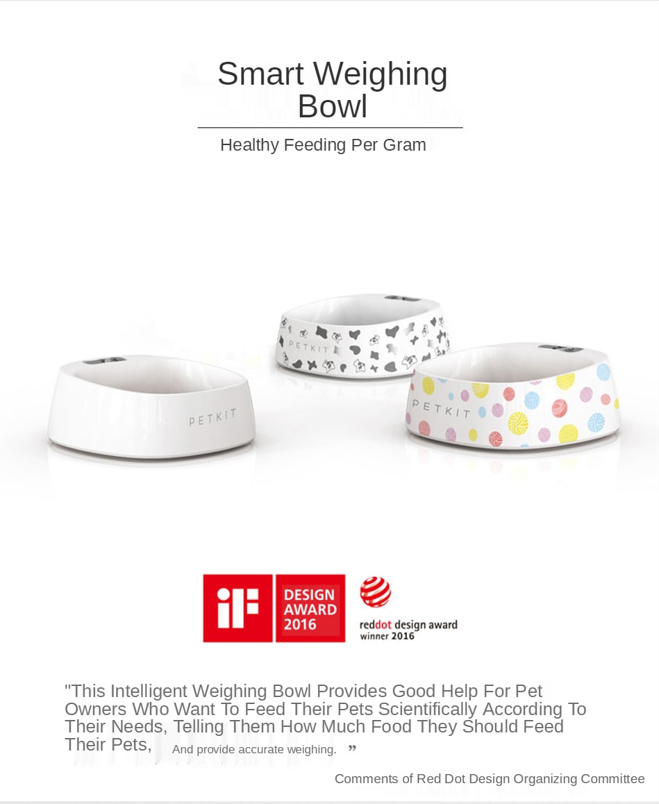 PETKIT Smart Dog Bowls Feeding Safe Anti-microbial Dog Bowl Feeder Drinking Cat Bowl Non Slip for Pet Smart Dogs Water Feeder