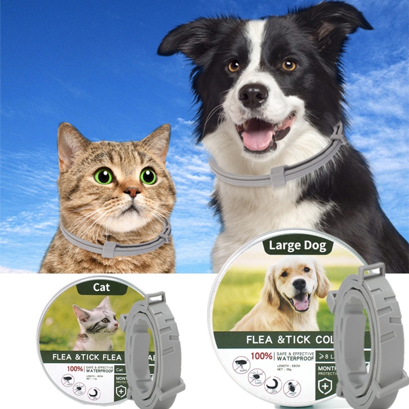 Dog Collar Pets Anti-Flea and Tick Collar Adjustable Bayer Flea Collar For Small And Medium Cat Dog Pet Products Drop shipping