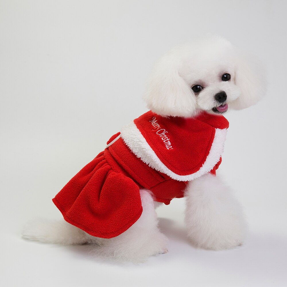 Pet Cute Dog Christmas Clothes Sweater Warm Soft Dog Cat Jumper for 2/4 Leg Puppy Kitten Holiday Pet Xmas Dress Apparel for Dogs