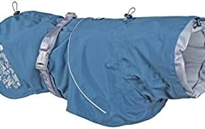 Hurtta Monsoon Coat, Dog Raincoat, Bilberry, 28 in