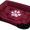 PETCUTE Dog Basket Dog Bed Large Medium Small Dogs Washable Dog Mat Soft Dog Sleeping Area Fluffy Dog Beds with Small Cushion L 70 x 55 x 15 cm