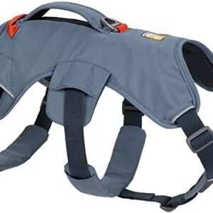 Ruffwear, Web Master, Multi-Use Support Dog Harness, Hiking and Trail Running, Service and Working, Everyday Wear, Slate Blue, X-Small