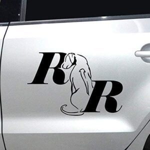 Generic Car Sticker Rhodesian Ridgeback M3 Sticker for Car Sticker Dog Sticker (Black, 45 x 30 cm)