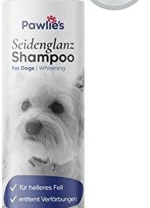 Pawlie's Dog Shampoo White Fur - Grooming Light Fur, Dog Shampoo for White Dogs, Dog Shampoo Maltese Dog Accessories, Poodle Shampoo, Shih Tzu, Havanese Shampoo, Pomeranian Shampoo