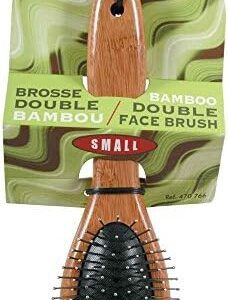 Zolux Double-Sided Bamboo Brush for Dogs 5.3 x 6 x 19.5 cm, Size S