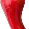 Planet Dog - Orbee-Tuff Chilli Pepper - Foodies Chew Toy with Treat Spot for Retrieving and Training
