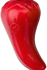 Planet Dog - Orbee-Tuff Chilli Pepper - Foodies Chew Toy with Treat Spot for Retrieving and Training