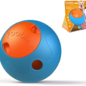 Duvo + Dogtoy Mini foobler/Timer Dog Treat Ball Blue