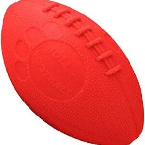 Jolly Pets Football Dog Toy, 8 Inches, Orange