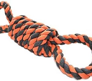 "Nuts for Knots Extreme" Rope Coil Figure of 8 Dog Tugger Toy