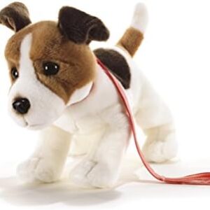 Plush & Company 15782 Company Dogs Milo JRT with Leash Plush Toy, 32 cm, Multi-Color