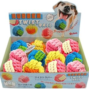 GoFetch Dog Toy Rubber Twist Ball