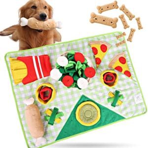Kai'n Friends® Sniffing Rug Dog Large - 80 x 60 cm - Durable Intelligence Toy for Small and Large Dogs / Cats - Feeding Mat Smell Training - Washable Sniffing Mat