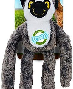 All For Paws AFP3410 Crackling Lemur Stretchy Flex Dog Toy
