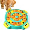 AUAUY Dog Puzzle Toys, Interactive Dog Toys for IQ Training & Mental Enrichment, Dog Mentally Stimulation Toys, Dog Treat Chew Toy, Strong and Fun Slow Feeder for Small Medium Large Dogs & Cat