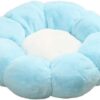 Astorpet Dog and Cat Bed Comfortable Washable Pet Bed (White and Blue, One Size)