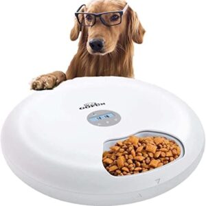 Automatic Feeder for Cat and Dog Automatic Feeder Cat & Dog with Timer, Automatic Feeder with up to 6 Meals a Day, LCD Screen Display