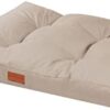 BedDog® Benny Dog Bed Comfortable Thick Cushion, Dogs, Cats, Oxford Fabric, Dog Sofa, Dog Mat, Modern Dog Mattress, Beige, L 76 x 50 x 10 cm