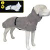 Crosses Hiking Coat for Dogs, Waterproof for Dogs, Reflective Waterproof, Maximum Visibility, Thermoregulating Lining, High Visibility, Size 90 Cm - 384g