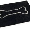DGS Dirty Dog Doormat Length 90 cm Width 66 cm Black