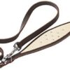DINGO DOGNOME Soft Leather Set: Whippet Collar XL + Leash S10025