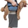 Dog Carry Sling, Emergency Backpack Pet Legs Support & Rehabilitation Dog Lift Harness for Nail Trimming, Dog Carrier for Senior Dogs Joint Injuries, Arthritis, Up and Down Stairs (Medium)