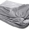 Furhaven Replacement Dog Bed Cover Faux Fur & Velvet Sofa-Style, Machine Washable - Smoke Gray, Jumbo (X-Large)
