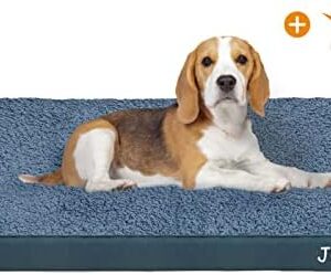 JOYELF Medium Dog Bed Mat for Small to Medium Dog, Egg Crate Foam Pet Bed Mat with Waterproof and Removable Washable Cover