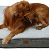 Large Dog Bed for Large Dogs Egg Crate Foam Orthopedic Pet Bed Mat Plush Top Pet Pillow with Nonskid Bottom for Medium, Large and Extra Large Dogs, Extra Large