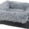 Nobby Nuru 61762 Comfort Bed Rectangular Grey L x W x H: 80 x 70 x 23 cm