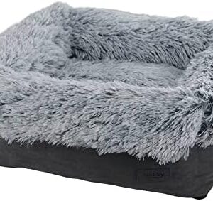 Nobby Nuru 61762 Comfort Bed Rectangular Grey L x W x H: 80 x 70 x 23 cm
