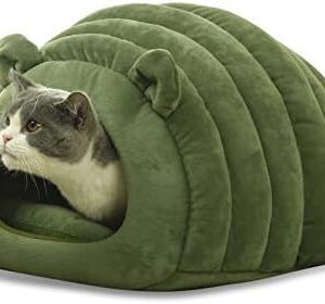 PETCUTE Cat Cave Cat Bed, Washable Cat Tent Cat Basket for Cats and Dogs, Winter Cat House, Cuddly Cave for Cats and Dogs, Puppies, Comfortable Dog Bed with Non-Slip Underside