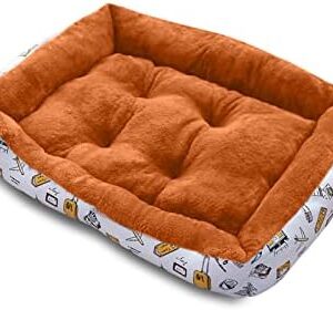 PETCUTE Pet Bed Dog Sofa, Machine Washable Orthopaedic Dog Bed for Small Dogs, Non-Slip Base, Dog Beds, Dog Basket, Cat Bed for Small, Medium and Large Dogs