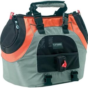 Petego Universal Sport Bag Plus Pet Carrier, Orange/Silver