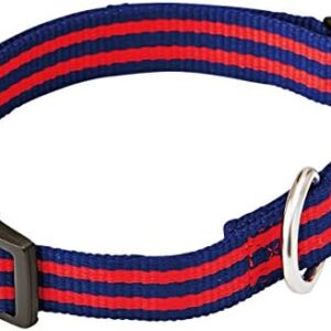 Petio Collar Melicaji, Striped Color, Navy, for Small Dogs, Size S