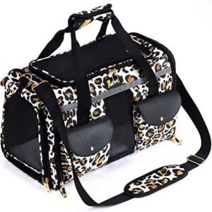 Petotw Pet Carrier Cat Carrier for Small Dogs, Dog Carrier, Cat Kennel, Airline Approved Dog Cat Pet Travel Carrier, Soft- Sided Pet Travel Carrier for Cats Dogs, Portable Foldable Pet Bag