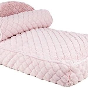 Pinkaholic New York Arctic Grand Bed Dog Bed, Pink