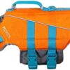 RC Pet Products Tidal Life Vest, Adjustable Dog Life Jacket, Orange/Teal, Medium