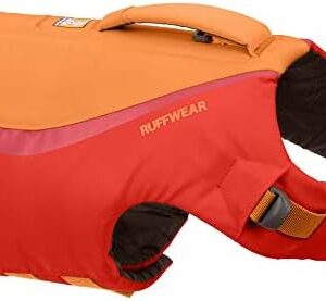RUFFWEAR Dog Life Jacket Safety Swimming Boating Water Sports Red Sumac X-Large
