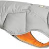 RUFFWEAR - Quinzee Insulated, Water Resistant Dog Jacket with Stuff Sack, Cloudburst Gray, X-Large