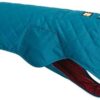 RUFFWEAR - Stumptown Insulated, Reflective Dog Jacket for Cold Weather, Metolius Blue, Large