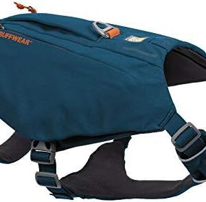 RUFFWEAR, Switchbak Dog Harness, Pack & Harness Hybrid for Day Trips & Everyday Use, Blue Moon, Small