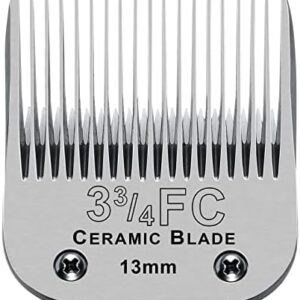 Removable Pet Dog Clippers, Ceramic Blades, Compatible with Andis, Oster A5, Wahl KM Series Clippers, Size 7FC 1/8 Inch (3.2 mm) Cutting Length