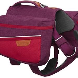 Ruffwear Dog Pack for Everyday Use, Very Small Breeds, Adjustable Fit, Size: X-Small, Larkspur Purple, Commuter Pack, 5050-580S1