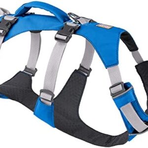 Ruffwear, Flagline Dog Harness, Lightweight Lift-and-Assist Harness with Padded Handle, Blue Dusk, Large/X-Large