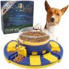 TFNDE® Dog Toy Intelligence UFO - Especially Non-Slip - Funny Intelligence Toy for Dogs with 3-in-1 Function: Training, Business, Feeding - Optimised for Dog Eyes - Laboratory Tested