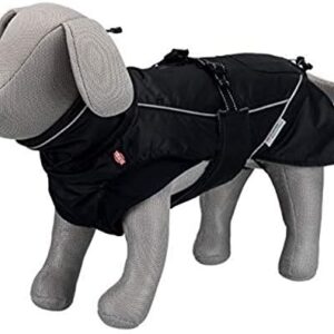 TRIXIE Dog Coat Clothes Pets - Jacket Coat Vest Vest Dog Large Small Medium Waterproof Dogs Accessories Brizon Size S 40 cm Black