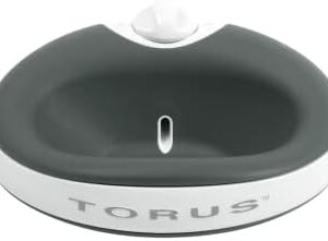 Torus 1-Liter Water Bowl, Charcoal